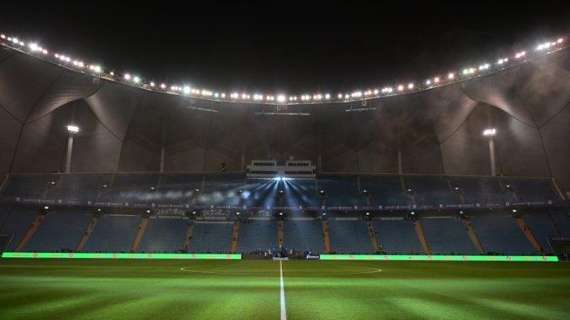 L'Inter infiamma l'attesa per la finale di questa sera: le prime foto del King Fahd International Stadium