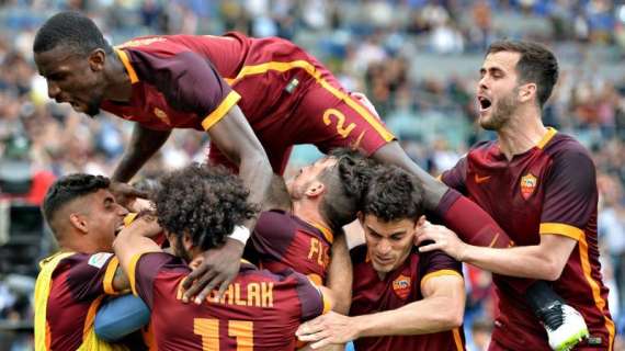 La Roma fa suo il derby, Viola bloccata. Milan ko