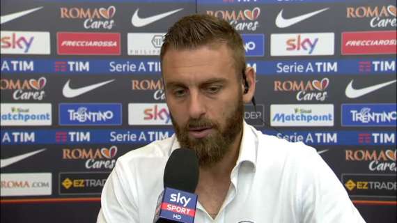 De Rossi: "Non ho insultato i tifosi della Roma. Battere l'Inter era fondamentale, i punti ci servivano"