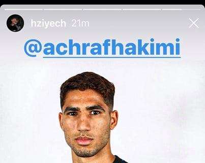 Hakimi-Inter, anche Ziyech approva la scelta: "My star"