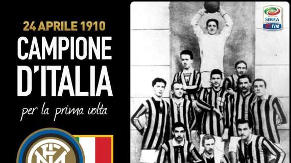Esattamente 105 anni fa l'Inter vinceva il 1° scudetto