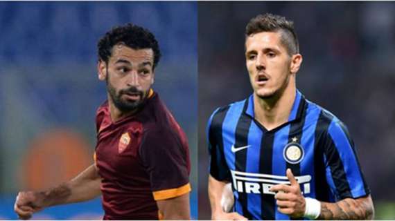 Inter-Roma sarà anche Jovetic contro Salah: tra mercato e primato