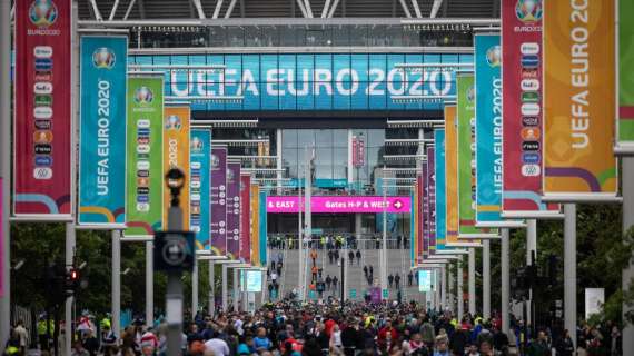Finali Euro 2020, intesa Londra-Uefa: a Wembley attesi oltre 60 mila tifosi 