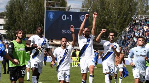 Da Empoli ad Empoli, l'Inter non si ferma: 12 vittorie nelle ultime 13 in Serie A