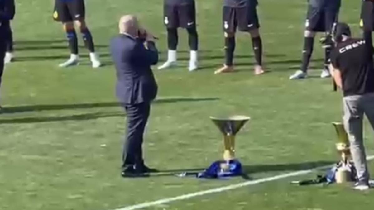 VIDEO - Orgoglio Marotta: "Siamo l'unica squadra di Milano con due stelle"