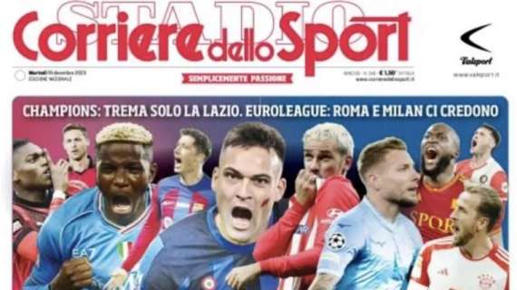 Prima CdS - Inter, c’è il Cholo. Champions, trema solo la Lazio