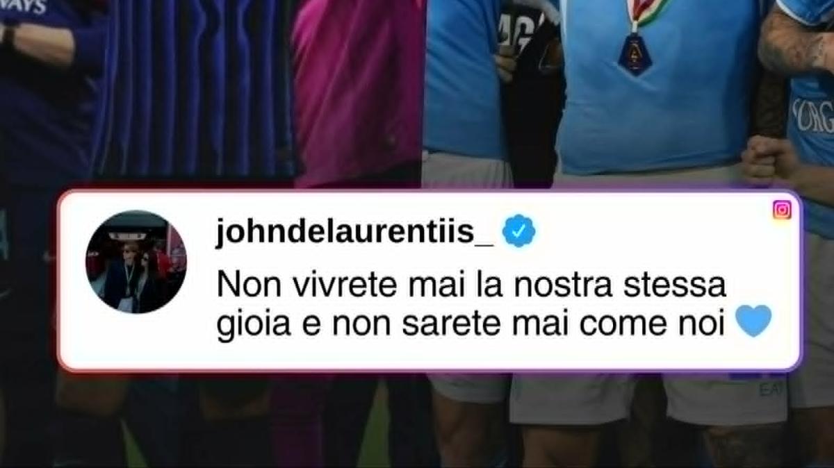 Il nipote di De Laurentiis lancia la sfida all'Inter: "Ce lo riprenderemo"
