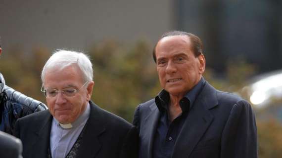 Moratti tiene Strama, Berlusconi: "Fa bene. L'Inter..."