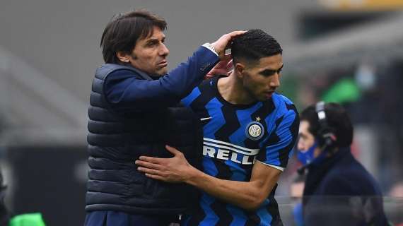 Hakimi: "Mi vedo all'Inter per molti anni e dico grazie a Conte. Scudetto? Noi senza stress, i tifosi lo aspettano da tanto"