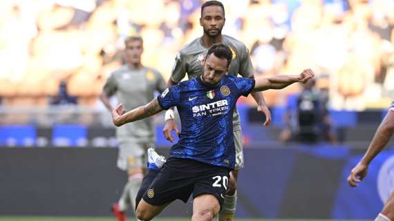 Inter, Calhanoglu in gol al primo tiro tentato. È l'ottavo da fuori area in A