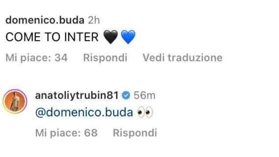 Un tifoso a Trubin: “Come to Inter”. E il portiere ripropone il tormentone social dello sguardo