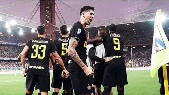 Doppia gioia per Bastoni: "Debutto e vittoria, Forza Inter"