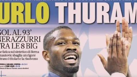 Prima GdS - Urlo Thuram. L'Inter batte lo Young Boys all'ultimo respiro, nerazzurri tra le 8 big