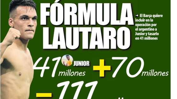 Prima MD - Formula Lautaro: 70 milioni più Junior Firpo (valutato 41 milioni)