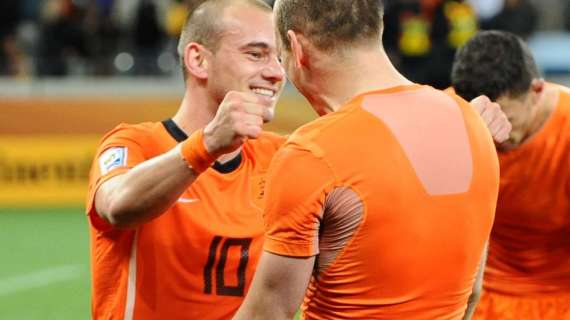 Robben &egrave; molto amico di Sneijder