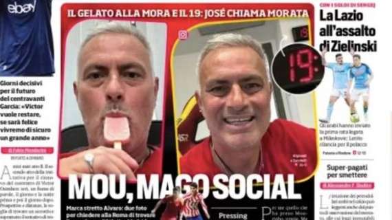 Prima CdS - Mou, mago social. Il gelato alla mora e il 19: José chiama Morata