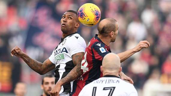 Udinese, Walace a DAZN: "Dobbiamo superare al più presto questo brutto momento"