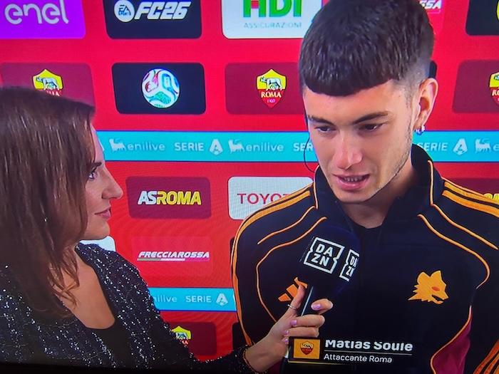 Soulé a DAZN: "Avessimo iniziato il primo tempo come il secondo, forse avremmo visto un'altra partita"
