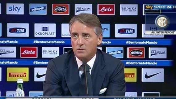 Mancini a IC: "Terzo posto, ci proveremo. L'Inter..."