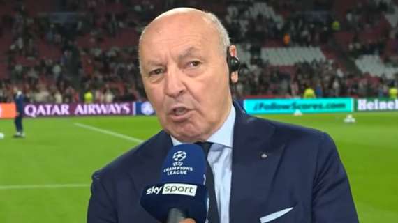 Marotta a Sky: "Inter squadra che meglio rappresenta l'Italia in UCL. San Siro? Oggi passaggio importante"