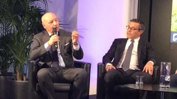 VIDEO - Marotta: "Zhang non abbandonerà mai l'Inter in default. Zoccolo duro di italiani anche per lo scudetto"