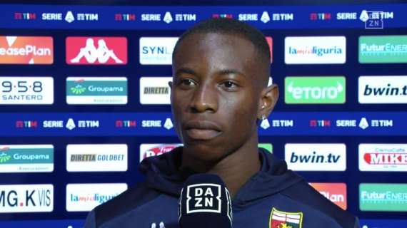 Genoa, Yeboah a DAZN: "Ci vuole coraggio, è una partita che si può vincere"