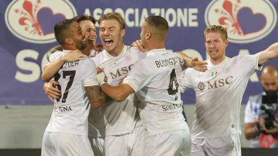 Scudetto, il Napoli vola anche in lavagna. La Juve scalza l'Inter come diretta inseguitrice