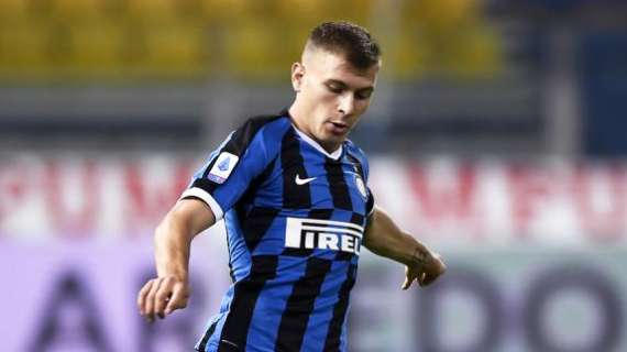 Parma-Inter - Barella in vetta, poi che duello Sanchez-Bastoni!