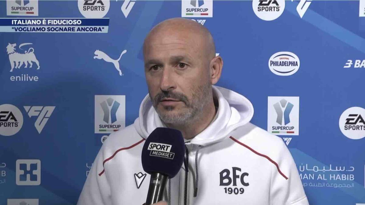 Bologna, Italiano a SM: "Daremo il massimo per il trofeo, sarebbe un sogno per noi"