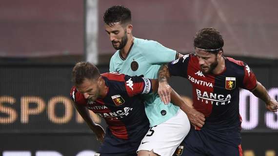 Gagliardini festeggia la vittoria dell'Inter sul Genoa: "Tre punti"