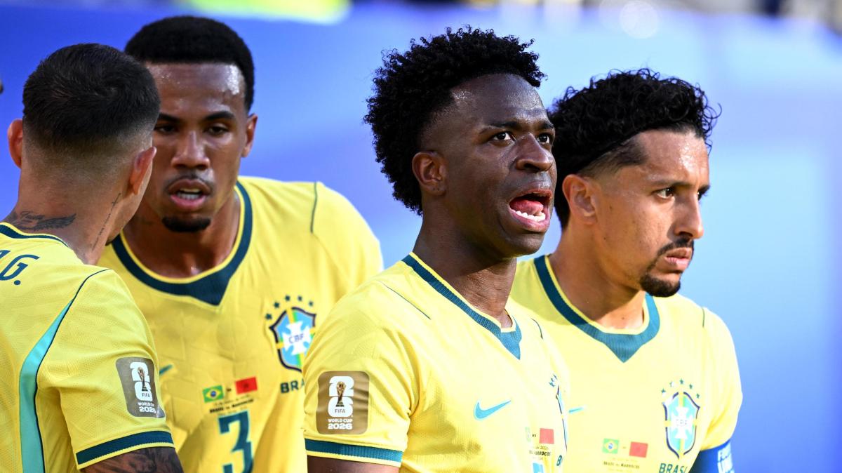 Vinicius salva Ancelotti all'esordio: un ottimo Marocco frena il Brasile