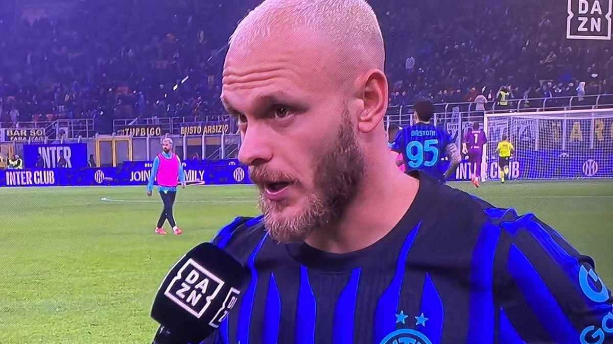 Dimarco prima dell'inizio del secondo tempo: "Dobbiamo continuare così, bisogna segnare ancora"