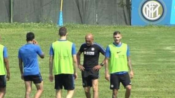 Verso il derby: palestra ed esercizi per i nerazzurri. Al termine, partitella e sessione di tattica