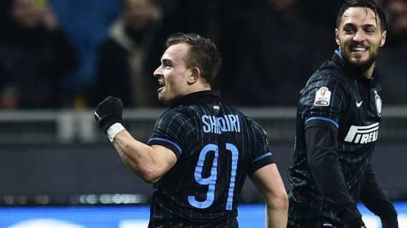 Appena dieci minuti di equilibrio, Shaqiri fa 5 + 7 e Bona...