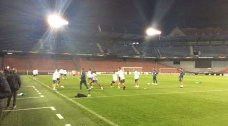 FOTO - L'allenamento odierno al Letnà Stadion dell'Inter