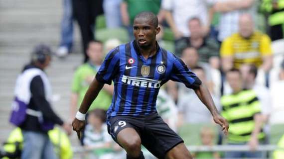 Eto'o, ore calde. Intanto lui è ancora a Milano