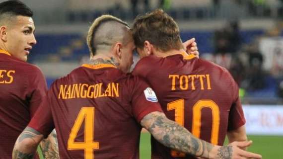 Totti scherza con Nainggolan: "Vuoi tornare a Roma? Ma io non ci sto più"