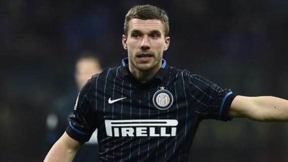 Probabile Inter: Podolski con Icardi. Torna Kovacic