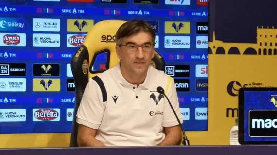 Hellas Verona, Juric: "L'Inter è tra le più forti a livello di soluzioni e allenatore. Ruegg? Può giocare"