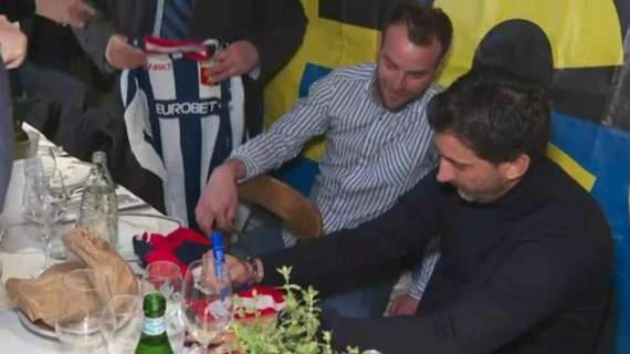 Serata da Principe per Diego Milito: l'ex bomber nerazzurro alla festa dell'Inter Club Recco