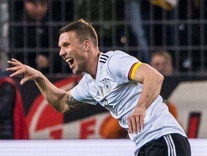 Podolski-Germania, addio con gol vittoria all'Inghilterra