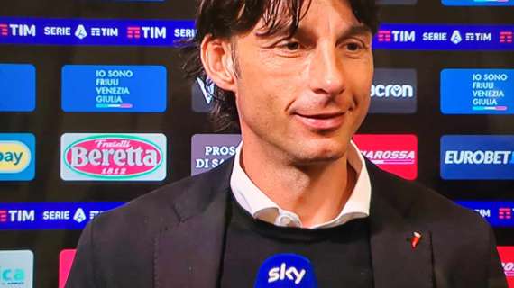 Udinese, Cioffi a Sky: "Stasera siamo stati poco fortunati, è stato uno scivolone. L'Inter ha tanti obiettivi"