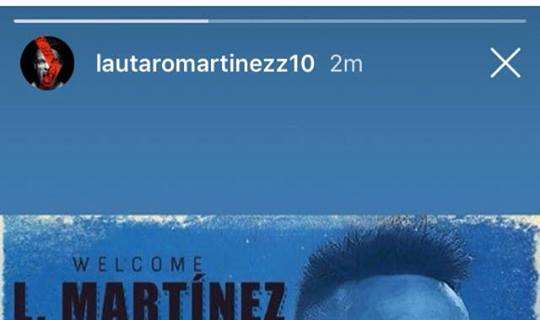 Inter, Lautaro Martinez "si ufficializza" su Instagram