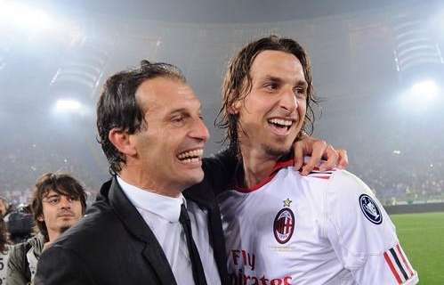 Allegri, Ibra super: "Il più forte che abbia mai allenato"