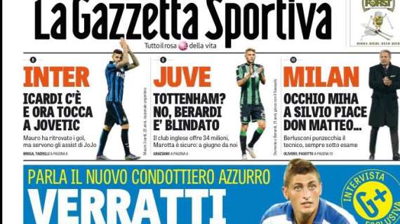 Prime Pagine - Icardi c'è, ora tocca a Jovetic. Mancini, sicuro ti serva Diarra? 