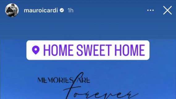 Icardi ancora nostalgico di San Siro: "Casa dolce casa. I ricordi sono per sempre"
