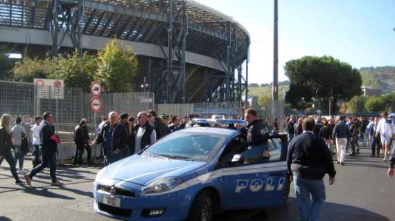 Napoli-Inter, controlli serrati allo stadio 'San Paolo'