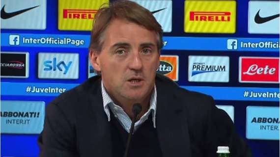 Napoli-Inter, domani Mancini in conferenza alle 13.30
