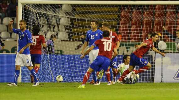 Serbia-Italia 1-1, Stankovic in campo 87'