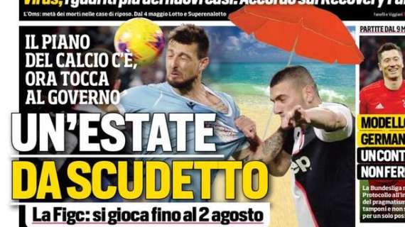 Prima CdS - Un'estate da Scudetto: il piano del calcio c'è, ora tocca al governo